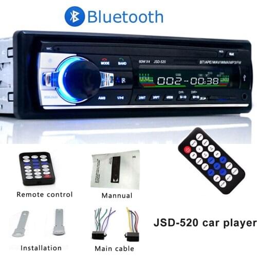 Car Radio Cassette Stereo Multimedia Player Audio Autoradio 1 Din Bluetooth For Volkswagen Nissan BMW Kia Toyota Recorder
