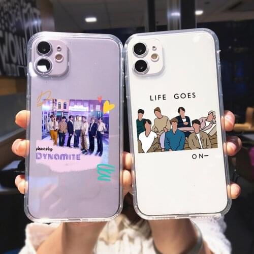 Cute Kpop Song 'Life Goes On' Phone Case for Xiaomi Redmi Note 10 9 8 7 Pro POCO X3 Pro NFC for Xiaomi 11 Lite Clear Cover Funda