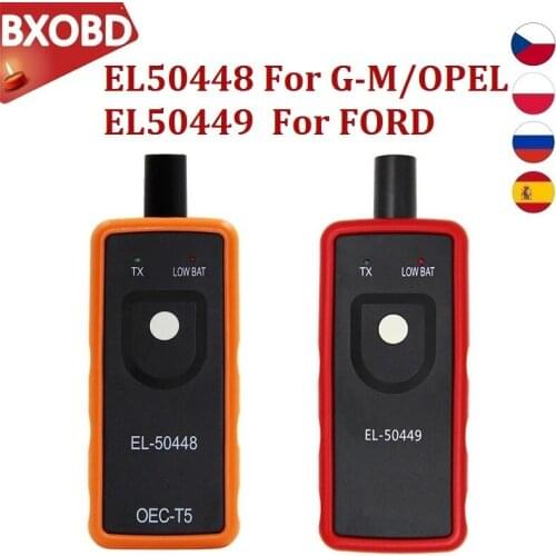 EL50449 For FORD Auto Tire Pressure Monitor Sensor EL-50448 For GM Tire Pressure Monitor TPMS Reset Tool OEC-T5 Reset Tool