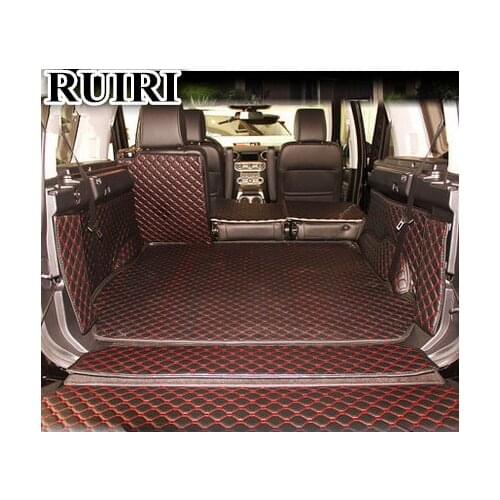 Good! Special car trunk mats for Land Rover Discovery 4 2016-2010 5 seats waterproof boot carpets cargo liner mats,Free shipping