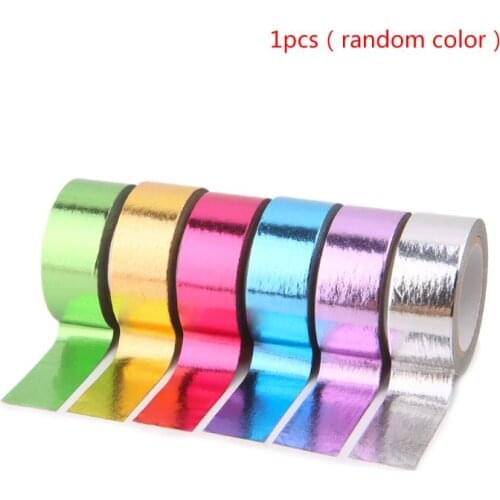 Rhythmic Gymnastics Decoration Holographic Glitter Tape Ring Stick Accessory 15mm*5m Washi Tape DIY Masking Tape Q22F