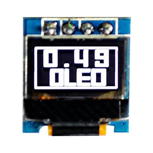 0.49 inch 4P White OLED Screen Module SSD1306 Drive IC 64*32 IIC Interface