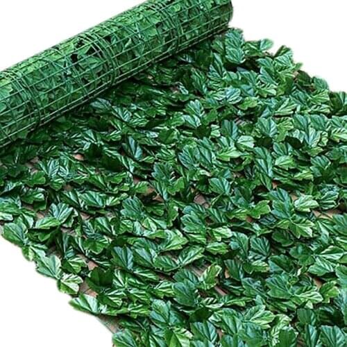 Artificial Faux Ivy Leaf Privacy Fence Screen Home Garden Panels Outdoor Hedge