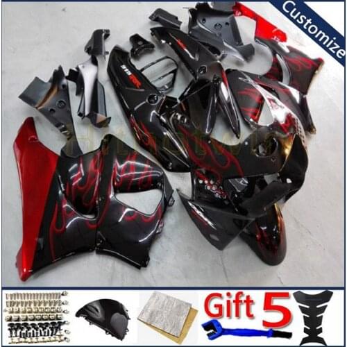 Motorcycle bodywork kit For CBR919RR 1998 1999 CBR 919 RR 98 99 ABS plastic motor Fairing kit red flames