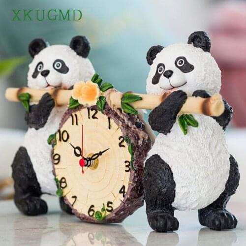 Creative Resin Watch Clock Ornaments Desktop Craft Decoration Home Decor Accessories Statue Furnishings Crafts Boyfriend Gifts