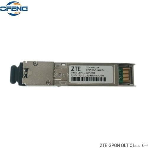 Free Shipping 10Pcs/Lot ZTE C300 C320 OLT Class C++ SFP Modules GPON SFP SC Module with single mode GPON OLT Class C++ for ZTE