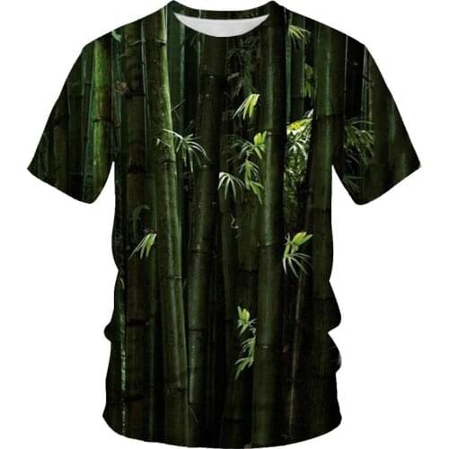 New Cute Panda print 3D mens and womens full print T-shirt leisure beach Street hip hop T-shirt