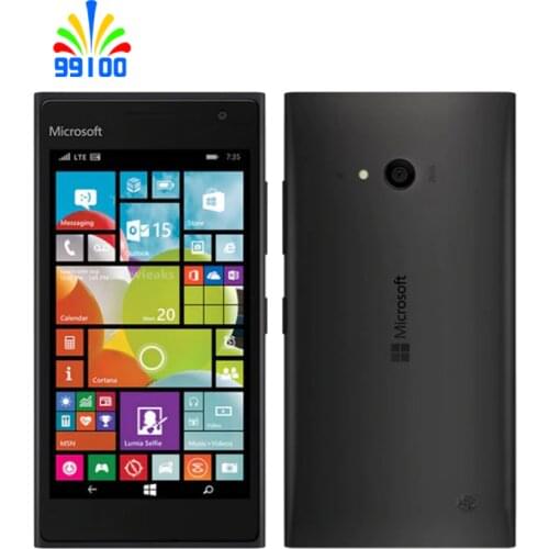 Original Unlocked Lumia 735 Quad-core 4.7" screen single sim 1GB+8GB 6.7MP+5MP camera Refurbished Windows phone