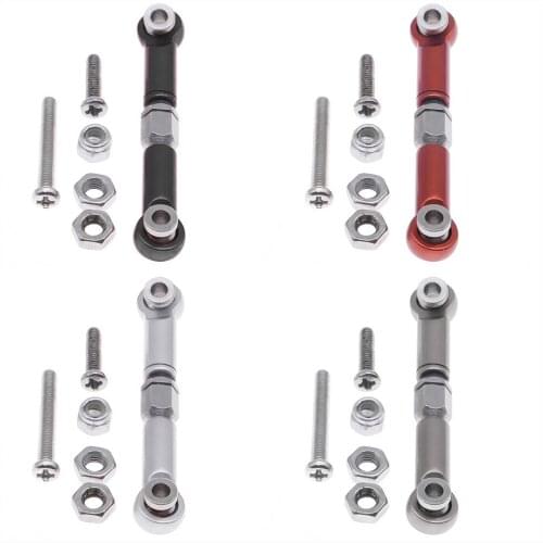 Alloy #45 steel servo link linkage for rc hobby model car MN RC 1-12 crawler parts