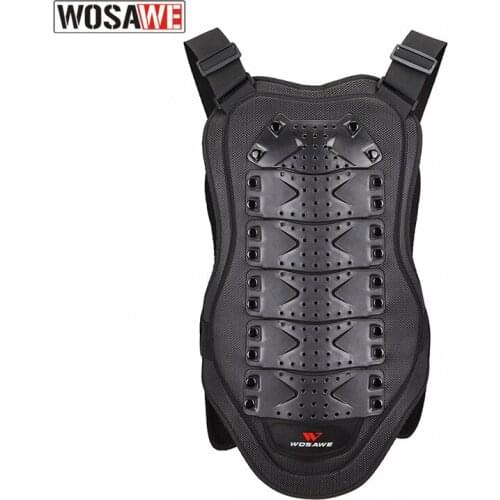 WOSAWE Adult Outdoor Sports Back Support Chest Protection MTB Motocross Skiing Skating Racing Skateboard Protective Gear
