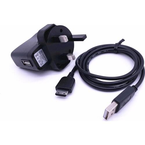 US AU EU UK PLUG Charger Data Cable for Samsung M8800 W699 S3030 F669 B5712C S3500 S5200C B5702 S3650C D988 D980