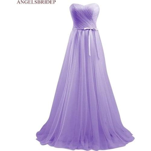 Angelsbridep Sweetheart A-Line Evening Dress Longo Robes De Soiree High Quality Tulle Floor-Length Celebrity Formal Party Gowns
