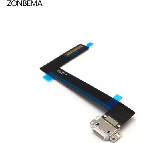 ZONBEMA 50pcs/lot Charger Charging Port Dock USB Connector Flex Cable Ribbon For iPad Air 2 For iPad 6 replacement parts
