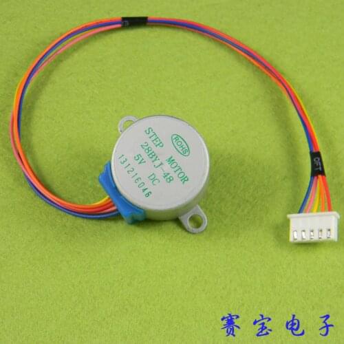 1PCS 28BYJ-48 Valve Gear Stepper Motor DC 12V 4 Phase Step Motor Reduction