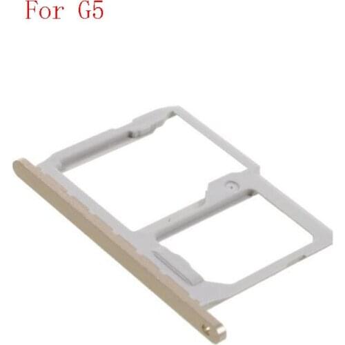 1piece Original Silver/Grey/ Gold/White SIM Card Tray Slot Holder For LG G5 H850 H820 H830 H831 LS992 High Quality