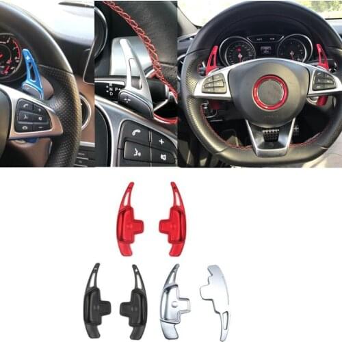 2pcs/lot Car Steering Wheel Shift Paddle Shifter For benz C GLC GLE S CLA A B C E GLA W205 W212