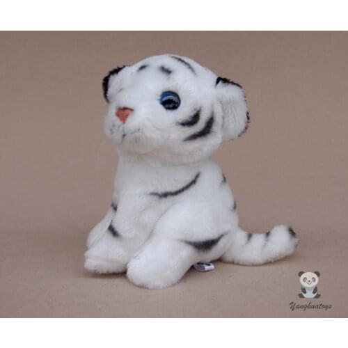 2019 Cute Bengal Tiger White Plush Toys Simulation Giant Squid Stuffed Toys Cute Animal Plush Dolls for Kids Boys Girls Gifts