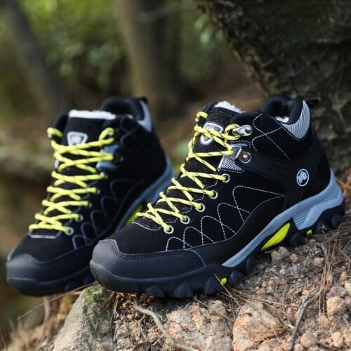 2020 new mens winter high-top fashion safety shoes anti-puncture anti-slip protection work shoes leather couple safety shoes