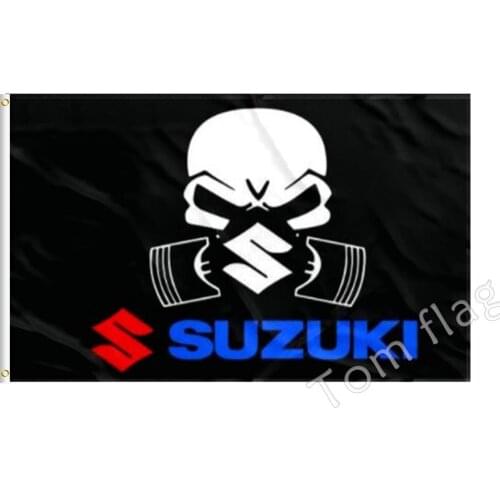 90x150CM 60x90CM suzuki Suzuki car flag cycles motor 3x5ft polyester banner