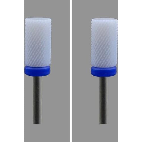 White Ceramic Nail Drill Bit-4Pcs/Lot - Small Barrel Bit - (0092.060)