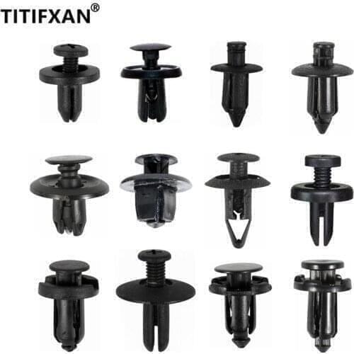 For Mitsubishi Outlander 3 Lancer x Lancer 9 10 Outlander xl Pajero 4 Car Bumper Fender Fastener Clips Guard Plate Rivet Clamp