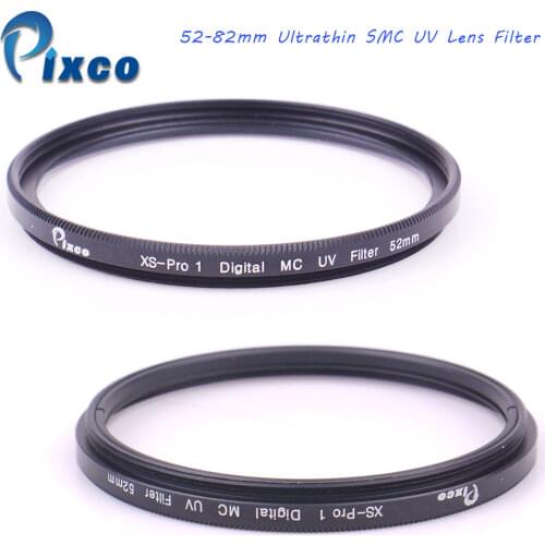 Pixco XS-Pro1 52mm/58mm/62mm/67mm/72mm/77mm/82mm Ultrathin SMC UV Digital Multi Coated Lens Filter
