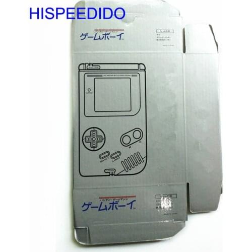 HISPEEDIDO 10pcs/lot Game Retail packing box Console paper case for GB for GBO For Gameboy Original player DMG