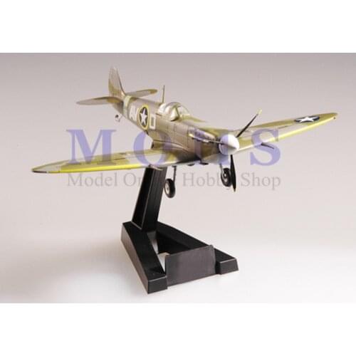 EASY MODEL 37215 1/72 Assembled Model Scale SPITFIRE Finished Model Airplane Scale Aircraft Warbird SPIT FIRE USAF 4FG