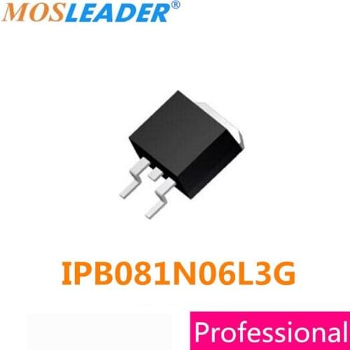 Mosleader IPB081N06L3G TO263-3 100PCS IPB081N06L3 VGS(TH) 2.5V Made in China High quality
