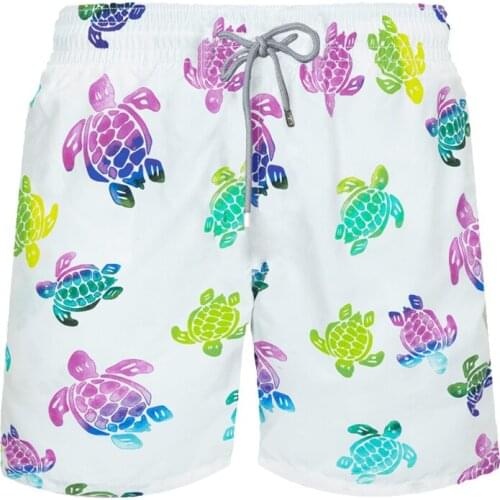 Vilebre MEN SWIMWEAR HERRINGBONES TURTLES Newest Summer Casual Shorts Men Fashion Style Mens Shorts bermuda beach Shorts quin565