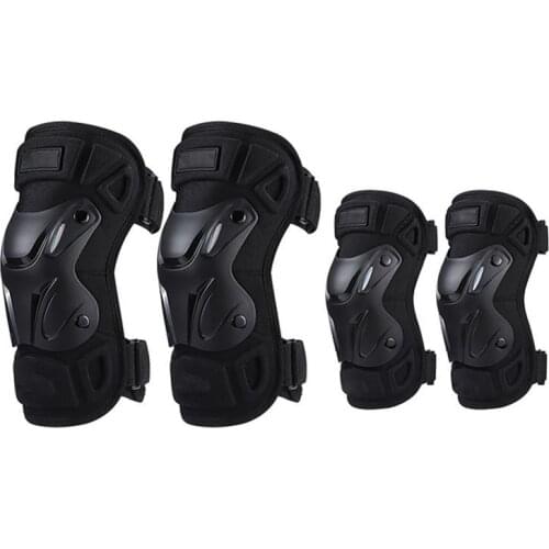Riding Knee Elbow Pad Ergonomic Design Curve Adjustable Protective Suit Motorcycle Motocross Racing Knee Guards Pads Brace