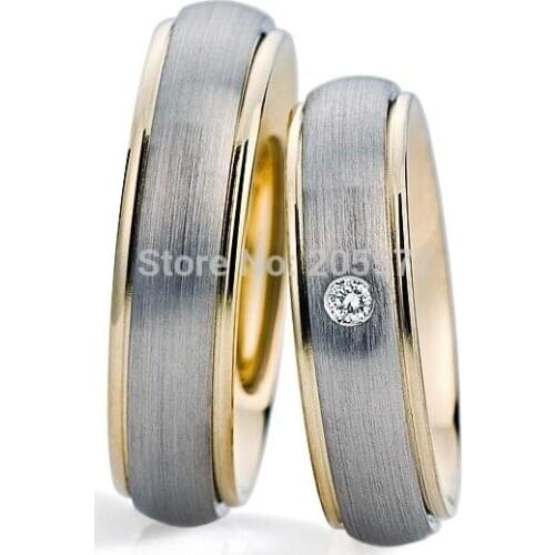 The latest classic design engamgent and wedding rings sets gold color health jewelry