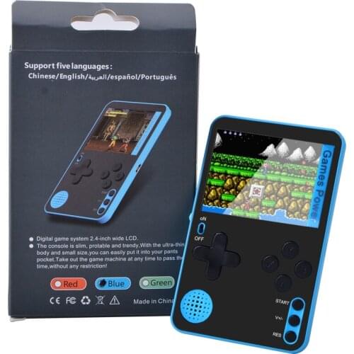 Portable Handheld Game Console Built-in 500 Classic 8 Bit Games Retro Video Game Console 2.4 Inch Screen For Children Best Gift