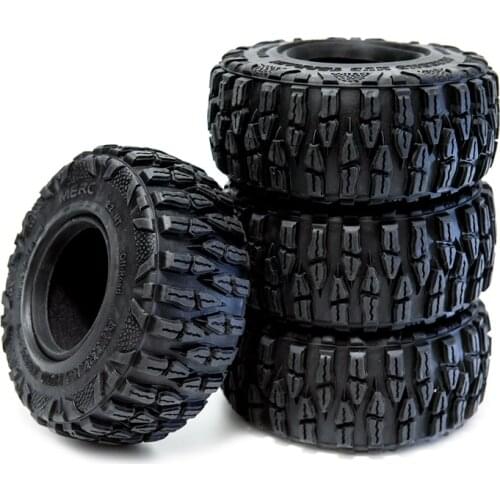 4Pcs 2.2"Rubber Tires 120mm for 1/10 RC Crawler Axial SCX10 90046 trx4 RC Car Parts
