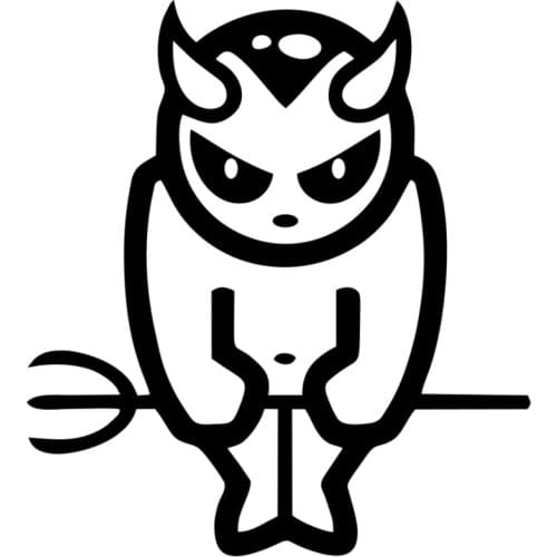 RuleMylife cute devil vinyl film no background for tuning Japanese car JDM style stickers car stickers decal anime cute car accessories decoration pegatinas para coche