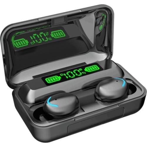 Hifi 9D Stereo Headphone Waterproof Bluetooth 5.0 F9 Wireless TWS Bluetooth Earphone for IOS Android Headsets