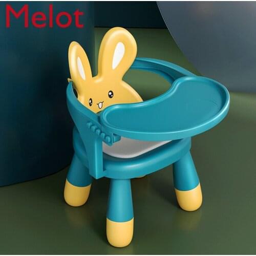 High-End Baby Stool Back Chair Baby Dining Chair Dual-Use Seat Home Childrens Drop-Resistant Bench for One Year Old