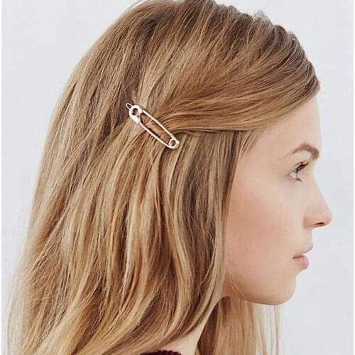 Punk Pin Hairpin Fashion Charm Hip Hop Cool Geometric Irregular Hair Accessories For Women Gifts New Party