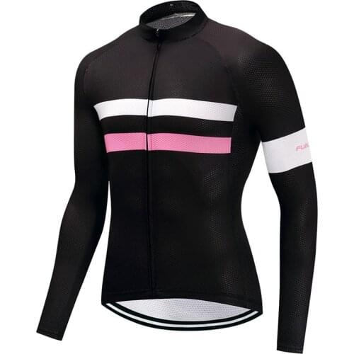 2018 Outdoor Fitness Sports Long Bike Cycling Jersey Bycicle Cycling Clothing Mens Spring And Autumn Ropa Ciclismo FU20 XS-3XL