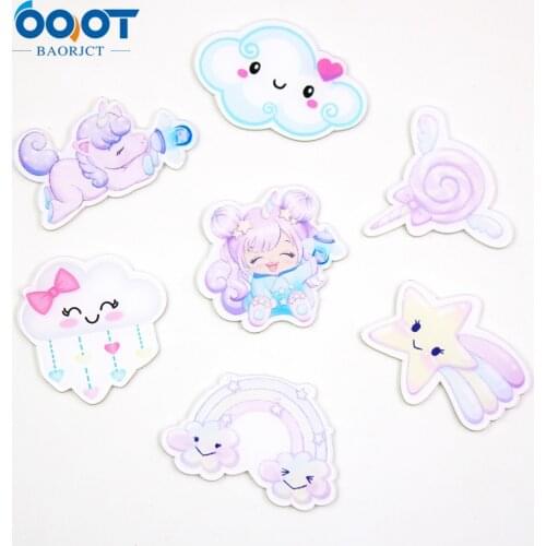 20401-6,5pcs/lot cartoon Acrylic Flat back Jewelry accessories materials, DIY handmade Childrens headdress decoration