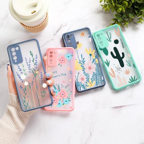 Honor 10X Lite 8X 9X 20 Case Luxury Hard Transparent Funda For Huawei P Smart 2021 Nova 5T P30 P40 Lite P20 Pro Z 9C Cover Coque
