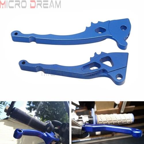 For Yamaha JOG 50 100 RS 50 100 Scooter Motorcycle Blue CNC Aluminum Handlebar Brake Clutch Lever