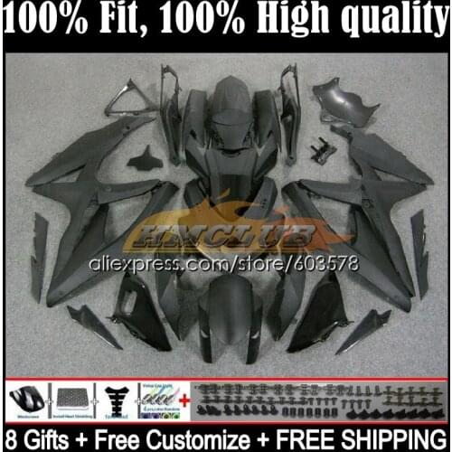 Injection For SUZUKI GSXR 750 600 CC GSXR-600 K8 08 6CL.22 GSXR750 GSXR600 08 09 10 GSXR-750 2008 2009 2010 Fairing Matte black