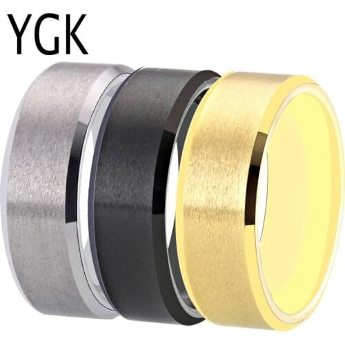 8mm Classic Wedding Ring For Women Mens Tungsten Ring Matte Finished Engagement Rings Free Engraving Anniversary Jewelry