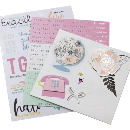 KSCRAFT Hello Sunshine Lovely Self- adhesive Sticker for Scrapbooking/ DIY Crafts/ Card Making Decoration