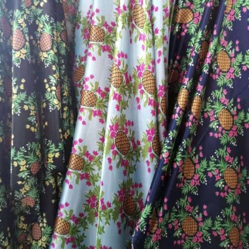 Chiffon Fabrics printed Diy Cloth Material For womens dresses Trousers