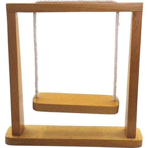 1/12 Scale Dollhouse Miniature Swing Seat Accessories Mini Furniture Model for