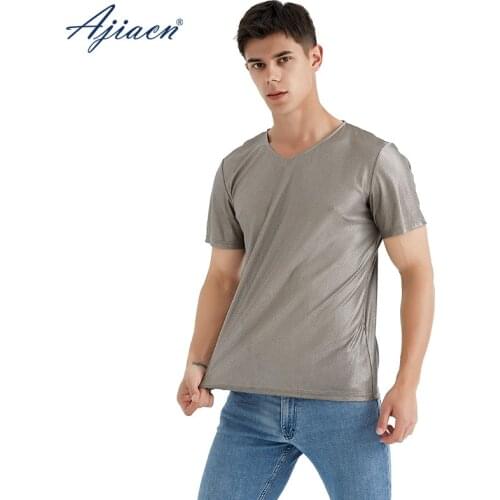 Genuine electromagnetic radiation protective 100% silver fiber mens T-shirt 5g communication EMF shielding mens tops