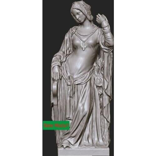 New model 3D model for cnc or 3D printers in STL file format-- Western Sculpture Model Zhu. Joseph Lefevere