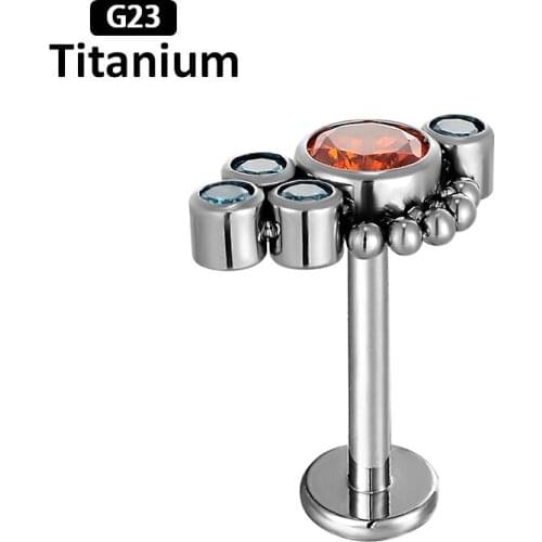 New G23 Titanium Piercing Fund Like Hot Cakes Inside The Circular Shaped Multi Style Stud Lip Ear Bone Stud Ear Piercing Jewelry